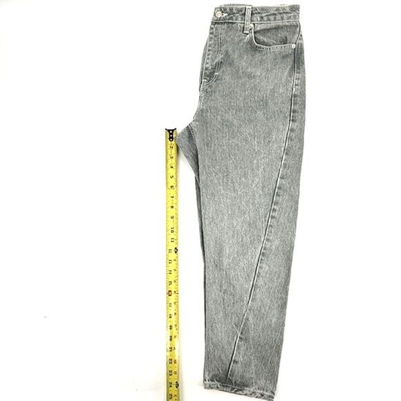 Topshop Idol Twist Seam Mom Denim Jeans In Mint Women's Size 10 - Picture 12 of 12